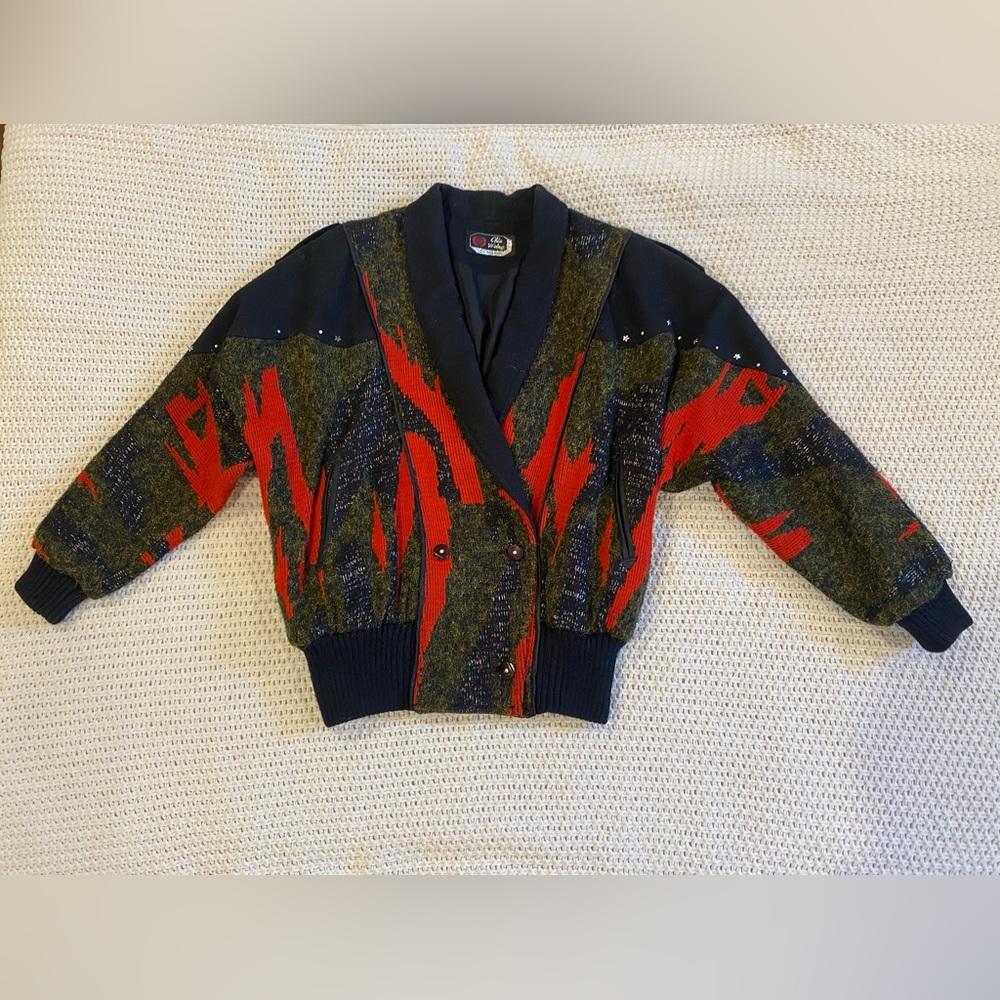 Vintage 80s knitted jacket